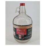 Coca-Cola One Gallon Glass Bottle Jug - Vintage Coke Syrup for Fountain Use