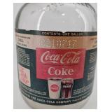 Coca-Cola One Gallon Glass Bottle Jug - Vintage Coke Syrup for Fountain Use