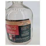 Coca-Cola One Gallon Glass Bottle Jug - Vintage Coke Syrup for Fountain Use