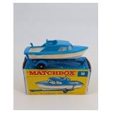 Matchbox Boat and Trailer No. 9