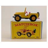 Matchbox Jeep No. 72 - Lesney Series - Made in England