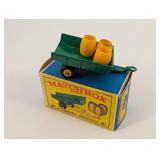 Matchbox 51 Trailer - A Lesney Product - 3 Yellow Barrels Included