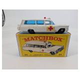 Matchbox Cadillac Ambulance (No. 54) - Lesney - Made in England