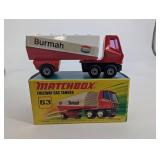 Matchbox Burmah Freeway Gas Tanker 63