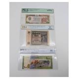 Banknotes Lot of 3 - Afghanistan 500 Afghanis (1990), Weimar Germany 5,000 Mark (1922), Syria 1,000 Pounds (2013), Reichsbanknote 5,000 Mark (1922) (Lot of 4)