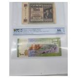 Banknotes Lot of 3 - Afghanistan 500 Afghanis (1990), Weimar Germany 5,000 Mark (1922), Syria 1,000 Pounds (2013), Reichsbanknote 5,000 Mark (1922) (Lot of 4)