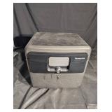 SentrySafe Compact Personal Safe with Key Lock - Small Home Safe, Interior Storage