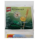 LEGO 30701 Field Flowers x2 - 30735 Hot Rod Car - 30716 Cute Easter Bunny