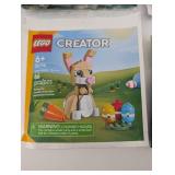 LEGO 30701 Field Flowers x2 - 30735 Hot Rod Car - 30716 Cute Easter Bunny