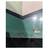 Vintage S&H Green Stamps Sign - Double-Sided, 35 1/2 x 30 in - The Mathews Co.