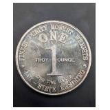 God Bless America - 1 oz .999 Fine Silver Round Bicentennial 1776-1976