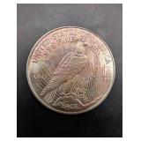 Peace Dollar Design 1oz Silver Round