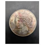 Peace Dollar Design 1oz Silver Round