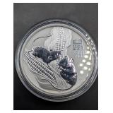 Australia 2020 Lunar Year of the Mouse Coin - 1/2 oz .9999 Silver, 50 Cents