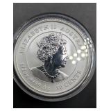 Australia 2020 Lunar Year of the Mouse Coin - 1/2 oz .9999 Silver, 50 Cents