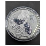 Australia Year Of The Mouse 2020 1/2 oz Silver Coin 50 Cents 9999 Fine