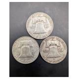 Franklin Half Dollar (Lot of 3)