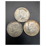 Kennedy Half Dollars 1964 (Lot of 3)