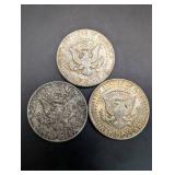 Kennedy Half Dollars 1964 (Lot of 3)