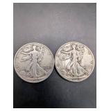 Walking Liberty Half Dollars 1942 & 1944 (2-Coin Set)
