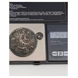 Sterling Silver Pocket Makeup Mirror