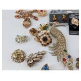 Vintage Swarovski Signature & Costume Jewelry Assortment - Necklaces, Brooches & Earrings
