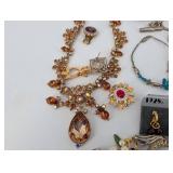 Vintage Swarovski Signature & Costume Jewelry Assortment - Necklaces, Brooches & Earrings