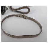 Turquoise & Sterling Silver Jewelry Lot - Cross Pendant, Bracelets, Rings & Earrings