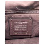 Coach Floral Print Pebbled Leather Backpack - Black