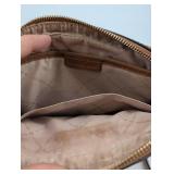 Michael Kors Brown Saffiano Leather Crossbody Bag - Chain Strap