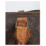 Louis Vuitton Monogram Speedy 30 Bag - Brown Canvas With Vachetta Trim