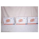 (3ct) NEW LED EXIT Signs