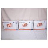 (3ct) NEW LED EXIT Signs
