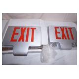 NEW LED Die Cast Combo EXIT Sign & Emergency Lighting