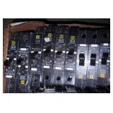 Assorted Circuit Breakers. D 20 A