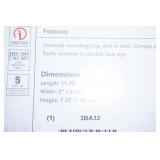 (6ct) NEW Indoor LED Lighted Exit Sign. Model 3BA32