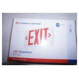 (6ct) NEW Indoor LED Lighted Exit Sign. Model 3BA32