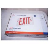 (6ct) NEW Indoor LED Lighted Exit Sign. Model 3BA32