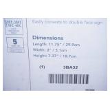 (6ct) NEW Indoor LED Lighted Exit Sign. Model 3BA32