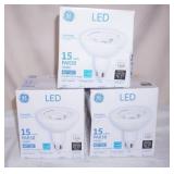 (4ct) NEW GE LED PAR38 Dimmable 40 degree Daylight Flood Light Bulbs