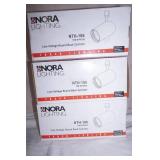 (3ct) NEW Track Lighting Head. Nora Lighting