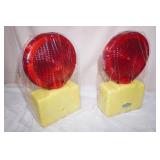(2ct) NEW Barricade Lights