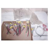 NEW Electrical Wiring Harness Connector Pigtails & bracket mounts