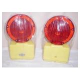 (2ct) NEW Barricade Lights.