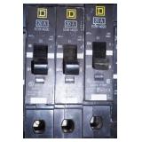 Assortment of Circuit Breakers. Square EDB14020
