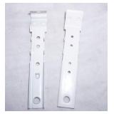 box of white metal track mounting brackets