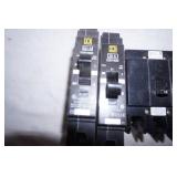 Assortment of Circuit Breakers D 20 A