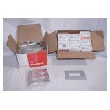 LeGrand metal wall plates SS82; LeGrand GFCI Hos[. Grade Receptacle 2097 GTR GREY
