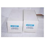 (2ct) NEW ecolight Flat Back Line Voltage Track Heads. Model E-KFB3RSW