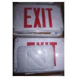 (2ct) NEW Commercial LED Exit Signs w/battery backup